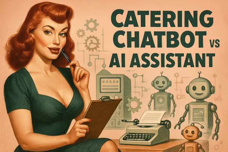 Catering Chatbot vs AI Assistant: What's the Difference?