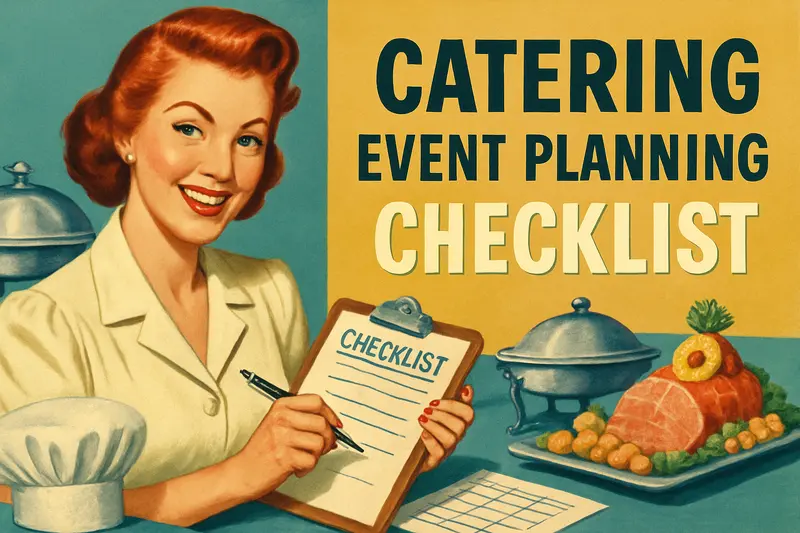 Catering Event Planning Checklist: From Inquiry to Cleanup