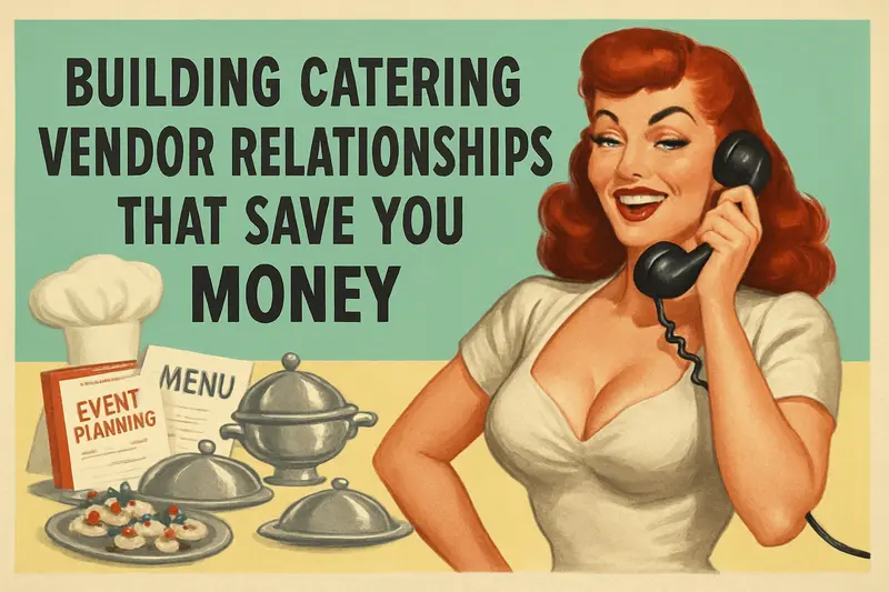 Building Catering Vendor Relationships That Save You Money