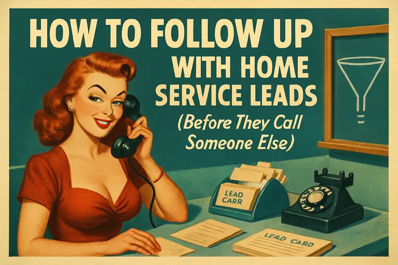 How to Follow Up with Home Service Leads (Before They Call Someone Else)