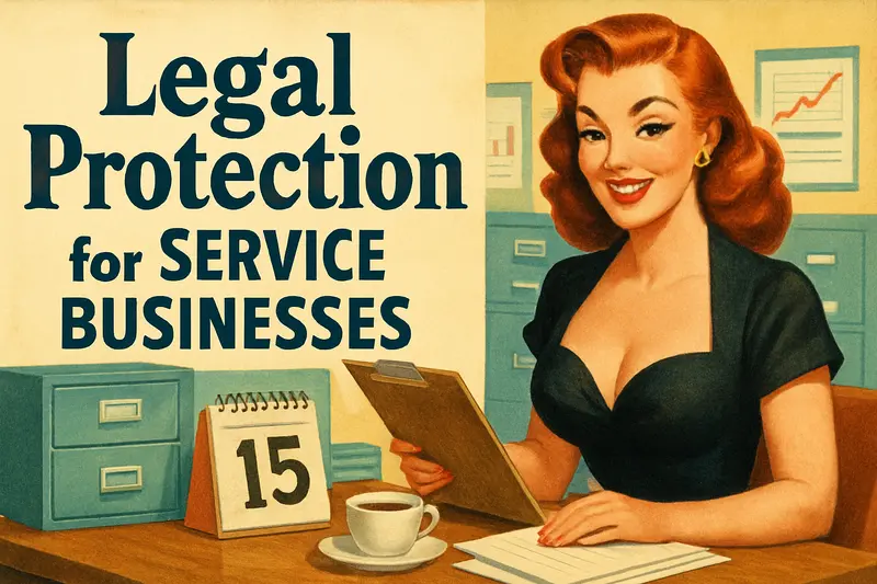 Legal Protection for Service Businesses: LLCs, Insurance, and Contracts